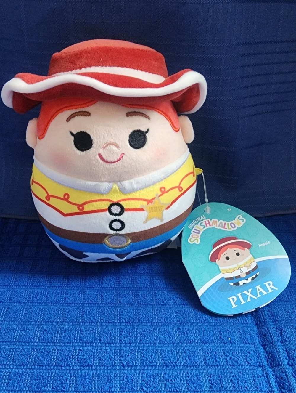 Authentic Disney 6" Pixar Toy Story Jessie Squishmallow In her cowgirl outfit.
